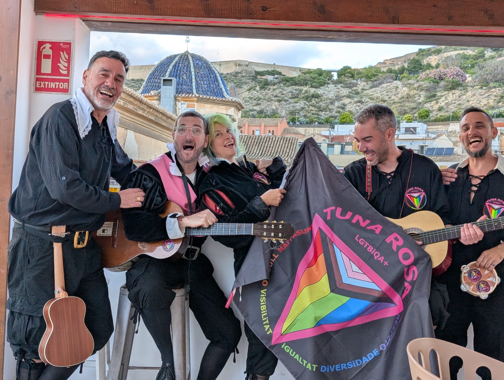 Tuna Rosa en su inauguración